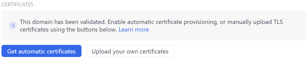 Deno Deploy provisioning TLS certificates