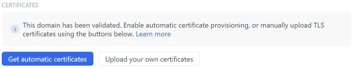 Deno Deploy provisioning TLS certificates Deno Deploy provisioning TLS certificates